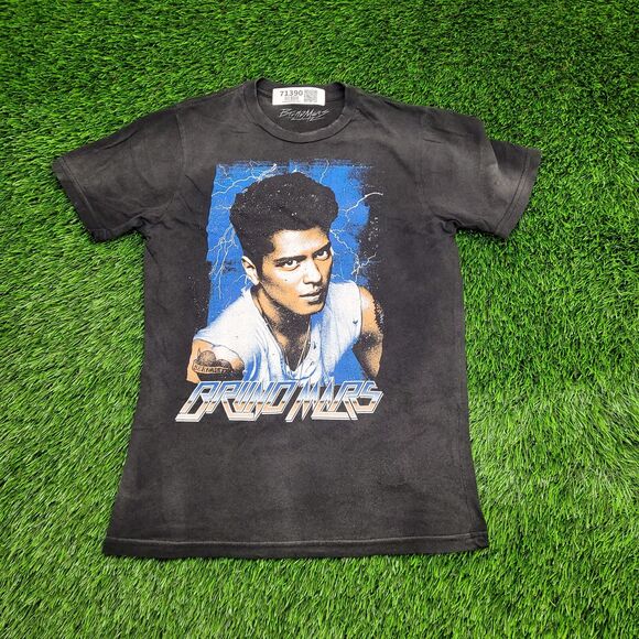 Bruno-Mars Moonshine Shirt Womens Small 17x25 Black Portrait - Picture 1 of 13